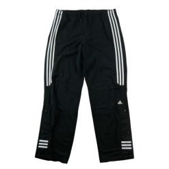 Second life - Spodnie dresowe męskie Regular straight Y2K - Stan dobry. Czarne spodnie sportowe męskie Adidas, m, bez wzorów, z dresówki, na fitness i siłownię. Za 164.76 zł.