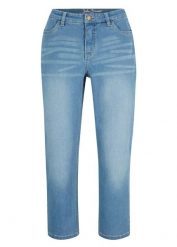 "Dżinsy 7/8 ""komfort-stretch""". Niebieskie jeansy damskie bonprix. Za 119.99 zł.