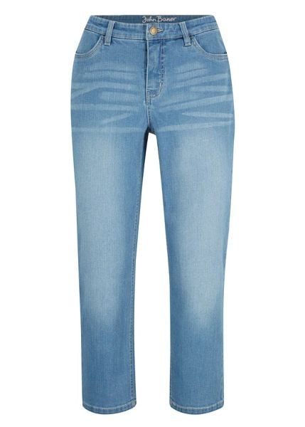 "Dżinsy 7/8 ""komfort-stretch""". Niebieskie jeansy damskie bonprix. Za 119.99 zł.