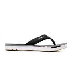 Japonki damskie O'Neill Jack Slipper. Czarne klapki damskie O'Neill, bez wzorów, z materiału, sportowe, bez obcasa. Za 173.00 zł.