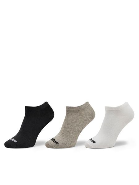 Adidas Stopki Thin Linear Low-Cut Socks 3 Pairs IC1300 Szary. Szare skarpety męskie Adidas, bez wzorów, z bawełny. Za 29.99 zł.