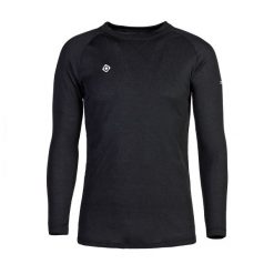 Koszulka termiczna męska NELION Izas. Czarne koszulki sportowe męskie IZAS, m, bez wzorów, z tkaniny, bez kołnierzyka, bez ramiączek, trekkingowe. Za 113.00 zł.