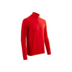 Koszulka FRESHWARM 1/2 ZIP. Czerwone koszulki sportowe męskie WED'ZE. W wyprzedaży za 39.99 zł.