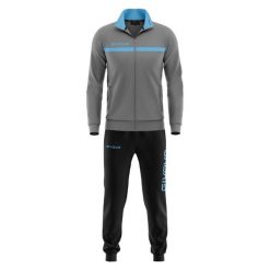 Givova One Polarfleece - kurtka z pełnym zamkiem M. Czarne kurtki męskie Givova, m, bez wzorów, z dresówki, na fitness i siłownię. Za 245.99 zł.