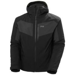 Kurtka narciarska z kapturem Helly Hansen Carv Lifaloft 2.0. Czarne kurtki męskie Helly Hansen, m, bez wzorów, z kapturem, narciarskie. Za 1,501.20 zł.