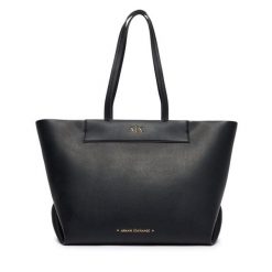Torebka Armani Exchange. Czarne torebki do ręki damskie Armani Exchange, bez wzorów, klasyczne, bez dodatków. Za 754.99 zł.