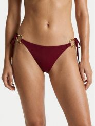 Guess Dół od bikini E6GO10 KF590 Bordowy. Czerwone bikini damskie Guess, m, z aplikacjami. Za 289.99 zł.