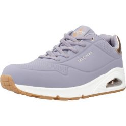 Buty SKECHERS SHIMMER AWAY Fioletowy. Fioletowe obuwie sportowe damskie Skechers, bez wzorów, z syntetyku, trekkingowe, Skechers Sport. Za 367.99 zł.