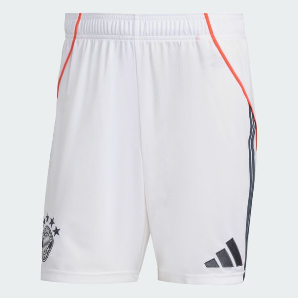 Szorty FC Bayern 25/26 Away. Białe szorty męskie Adidas, l, bez wzorów, z materiału, klasyczne. Za 199.00 zł.