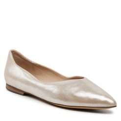 Baleriny Caprice. Brązowe baleriny damskie Caprice, bez wzorów, bez obcasa. Za 209.99 zł.