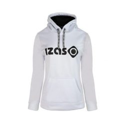 Bluza sportowa z kapturem dla kobiet Izas DUERO W. Białe bluzy damskie IZAS, bez wzorów, z materiału, z kapturem. W wyprzedaży za 182.57 zł.