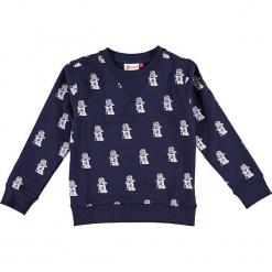 Bluza "Sebastian 713" w kolorze granatowym. Bluzy dla chłopców marki bonprix. W wyprzedaży za 82.95 zł.