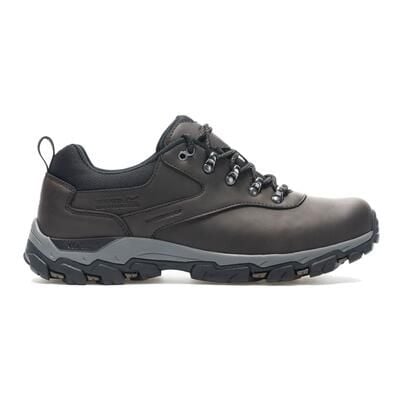 Męskie klasyczne niskie buty Holcombe. Brązowe trekkingi męskie Regatta, trekkingowe. Za 269.99 zł.