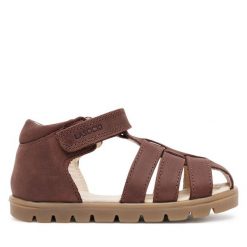 Sandały Lasocki Kids. Brązowe sandały chłopięce Lasocki Kids, bez zapięcia. Za 129.99 zł.
