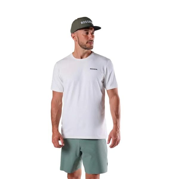T-shirt Rossignol Graphic Active. Białe t-shirty męskie Rossignol, m, bez wzorów, z dzianiny, sportowe, bez kołnierzyka. Za 134.10 zł.