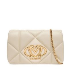 Torebka LOVE MOSCHINO. Brązowe torebki do ręki damskie Love Moschino, bez wzorów, wizytowe, bez dodatków. Za 559.99 zł.