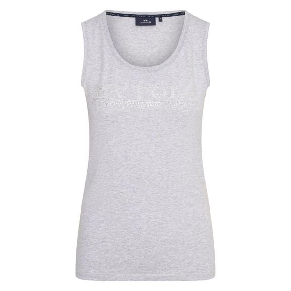 Damski tank top HV Polo Milou. Szare koszule damskie HV POLO, bez wzorów, sportowe, bez kołnierzyka, bez ramiączek. Za 155.00 zł.