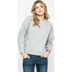 Jacqueline de Yong - Bluza. Szare bluzy damskie Jacqueline de Yong, z bawełny. W wyprzedaży za 39.90 zł.