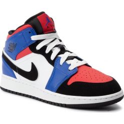 Buty NIKE - Air Jordan 1 Mid (Gs) 554725 124 White/Black/Hyper Royal. Półbuty chłopięce Nike. Za 339.00 zł.