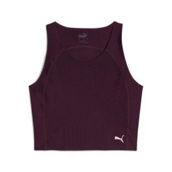 Damski tank top Puma Ultraform. Fioletowe koszulki sportowe damskie Puma, bez wzorów, sportowe, bez kołnierzyka. Za 172.80 zł.