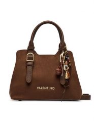 Valentino Torebka Winnie Winter VBSABH04 Brązowy ciemny. Brązowe torebki do ręki damskie Valentino, bez wzorów, ze skóry, bez dodatków. Za 619.99 zł.