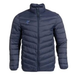Kurtka puchowa Joma Mystic. Niebieskie kurtki męskie Joma, l, bez wzorów, z nylonu, klasyczne, bez kaptura. Za 232.50 zł.
