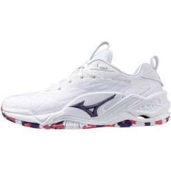 Damskie buty halowe Mizuno Wave Stealth Neo. Białe obuwie sportowe damskie Mizuno, bez wzorów, do piłki ręcznej, mizuno wave. W wyprzedaży za 606.55 zł.