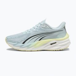 Buty do biegania damskie Puma Velocity Nitro 4. Niebieskie obuwie sportowe damskie Puma, bez wzorów, do biegania. W wyprzedaży za 498.00 zł.
