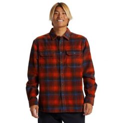 Koszula dla Mężczyzn Venture. Brązowe koszule męskie Quiksilver, m, bez wzorów, z bawełny, klasyczne, bez kołnierzyka, bez ramiączek. Za 359.00 zł.