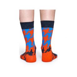 Skarpetki Happy Socks DGT01-4000. Szare skarpety męskie Happy Socks, z bawełny. Za 24.43 zł.