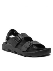 Birkenstock Sandały Mogami 1026780 D Czarny. Czarne sandały chłopięce Birkenstock, ze skóry, bez zapięcia. Za 289.99 zł.