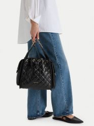 Badura Torebka EO-HAIDI-RX8968 Czarny. Czarne torebki do ręki damskie Badura, bez wzorów, ze skóry, bez dodatków. Za 299.99 zł.