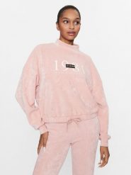 Guess Bluza Aleta V3BQ00 KBC00 Różowy Regular Fit. Czerwone bluzy damskie Guess, l, z aplikacjami, z syntetyku, bez kaptura. Za 259.99 zł.