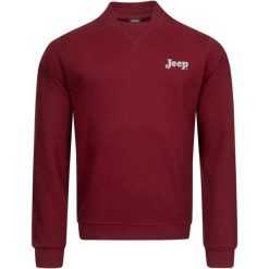 Bluza Bomber Jeep® Męska 2XL - Styl i Komfort dla Nowoczesnego Mężczyzny. Czerwone bluzy męskie Jeep, m, bez wzorów, z bawełny, bez kaptura. Za 98.07 zł.