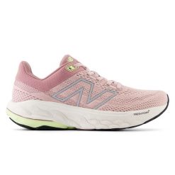 Buty damskie New Balance Fresh Foam 860 v14 W860R14 – różowe. Czerwone obuwie sportowe damskie New Balance, bez wzorów, z materiału, do biegania. Za 749.99 zł.