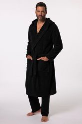 Męski Szlafrok odzież domowa frotte kaptur do roz. 8 XL. Czarna szlafroki męskie JAY-PI, l, bez wzorów, z bawełny, bez ramiączek, z kapturem. Za 429.99 zł.