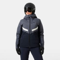 Damska kurtka narciarska Helly Hansen Edge 3.0. Szare kurtki snowboardowe damskie Helly Hansen, na zimę, bez wzorów, z kapturem, narciarskie. W wyprzedaży za 1,251.00 zł.