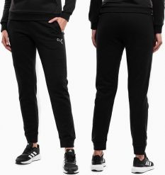 Spodnie damskie Puma Better Essentials czarne 676805 01 M. Czarne spodnie sportowe damskie Puma, m, bez wzorów. Za 178.34 zł.