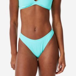 Dół kostiumu kąpielowego damski Roxy High Leg Cheeky. Niebieskie bikini damskie Roxy, m, bez wzorów. Za 69.99 zł.