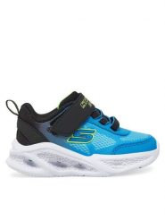 Skechers Sneakersy Meteor-Ligh 401495N/BKBL Niebieski. Niebieskie buty sportowe chłopięce Skechers, bez wzorów, z materiału, bez zapięcia. Za 139.99 zł.