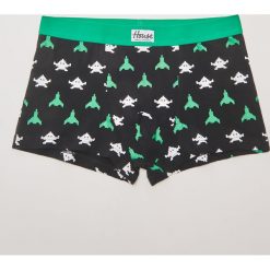 Bokserki z nadrukiem - Czarny. Czarne bokserki męskie House, z nadrukiem. Za 19.99 zł.