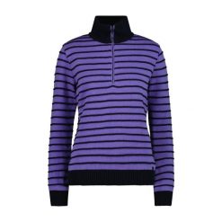 Sweter damski CMP. Fioletowe swetry damskie CMP, na zimę, bez wzorów, eleganckie, bez kołnierzyka, bez ramiączek, bez kaptura. Za 340.00 zł.