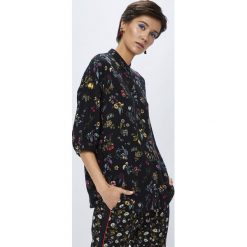 Medicine - Koszula Secret Garden. Czarne koszule damskie MEDICINE, z tkaniny, casualowe, z długim rękawem. W wyprzedaży za 49.90 zł.