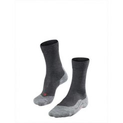 Skarpetki Falke TK5. Szare skarpety męskie Falke, bez wzorów, z poliamidu. Za 116.00 zł.