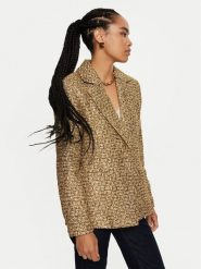 Silvian Heach Marynarka Zinsky GPA24197GC Złoty Regular Fit. Żółte żakiety damskie Silvian Heach, bez wzorów, z syntetyku. Za 679.99 zł.