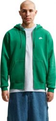 Nike Club BB FZ Hoodie zielona FN3861 365 XL. Zielone bluzy męskie Nike, m, bez wzorów, bez kaptura. Za 290.51 zł.