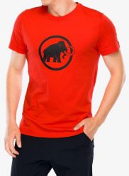 Koszulka bawełniana Mammut Core T-Shirt Classic. Czerwone t-shirty męskie Mammut, uniwersalny, bez wzorów, z bawełny, eleganckie, bez kołnierzyka. Za 233.99 zł.