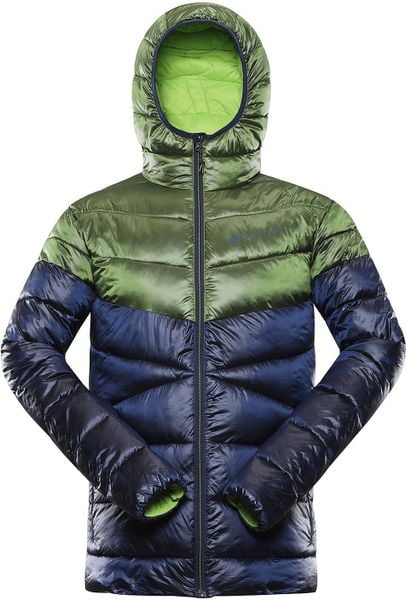 Męska wodoodporna kurtka zimowa Alpine Pro Rog. Zielone kurtki męskie Alpine Pro, na zimę, m, bez wzorów, z poliamidu, eleganckie, z kapturem. Za 440.75 zł.