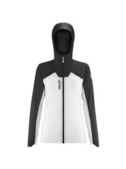 Kurtka do biegania Millet Intense Windbreaker Jkt W Szary Active Fit. Białe kurtki sportowe damskie Millet, s, bez wzorów, z meshu, bez kaptura, do biegania. Za 439.00 zł.