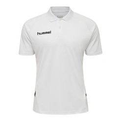 Polo Hummel hmlPROMO. Białe koszulki polo męskie Hummel, m, bez wzorów, sportowe, bez ramiączek. Za 141.50 zł.